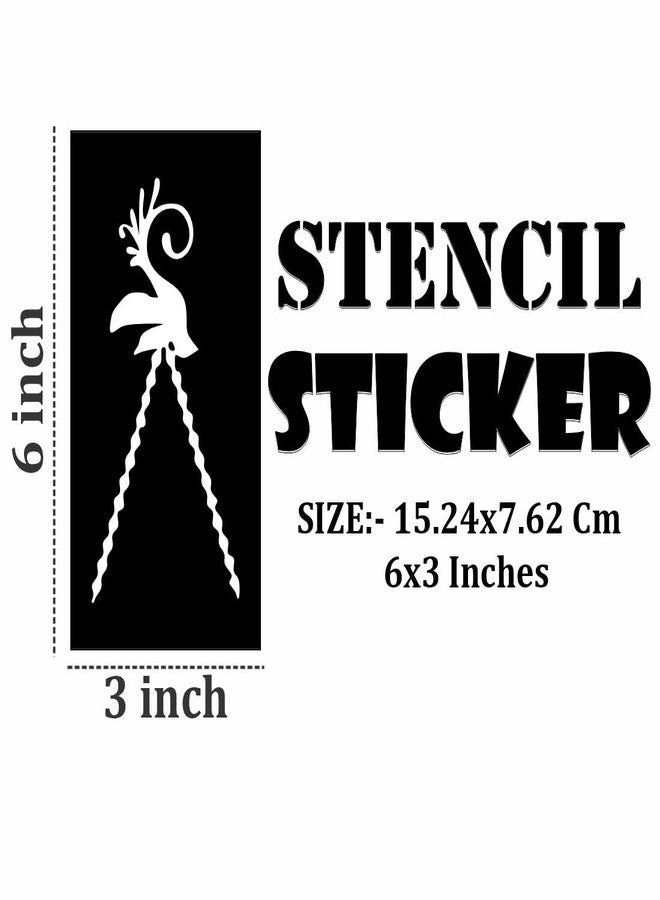 ORDERSHOCK Playful and Cute Mehndi Stencil Stickers for Kids’ Fun For Kids & Adults Both Sticker - Image 4